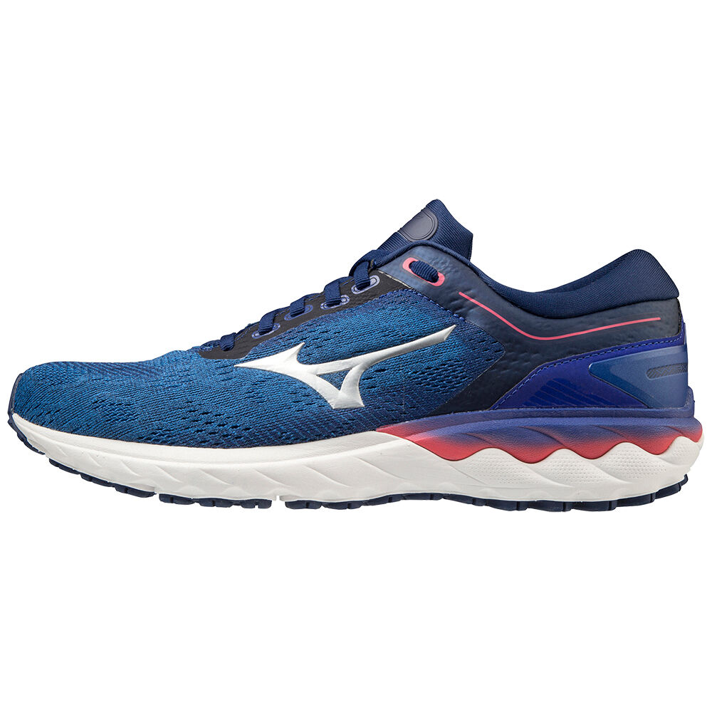 Scarpe Running Mizuno Wave Skyrise Uomo - Blu/Rosa - 61038-MCIT